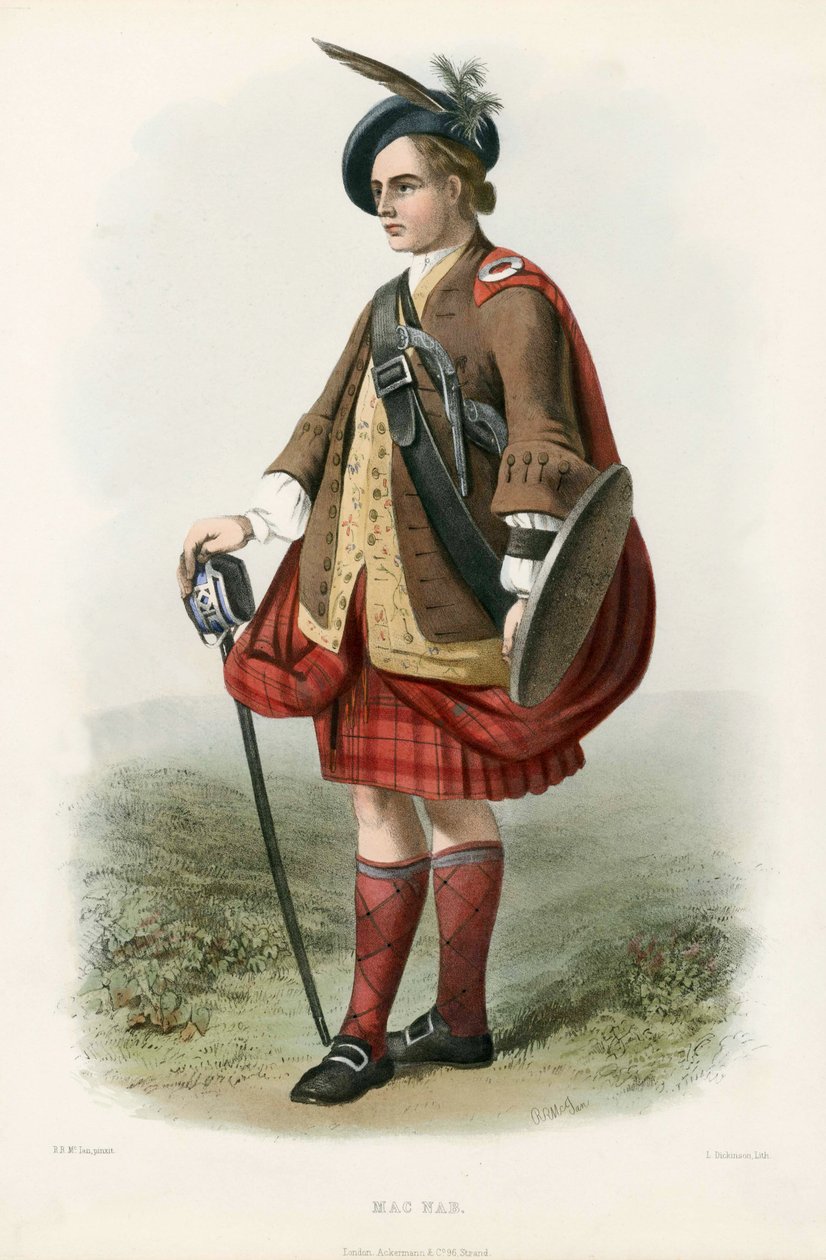 Mac Nab, od The Clans of the Scottish Highlands, pub.1845 od Robert Ronald McIan
