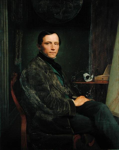 Autoportrét, 1856 od Robert Schneider