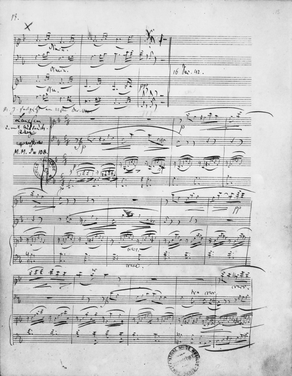 Ms.312, Phantasiestucke, Opus 88, pro klavír, housle a violoncello, 1842 od Robert Schumann
