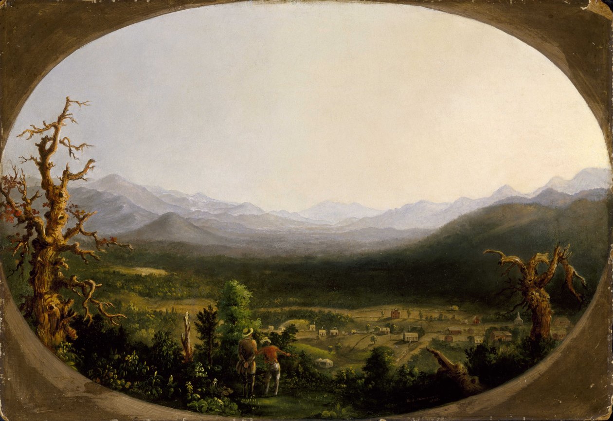 Pohled na Asheville v Severní Karolíně od Robert Scott Duncanson