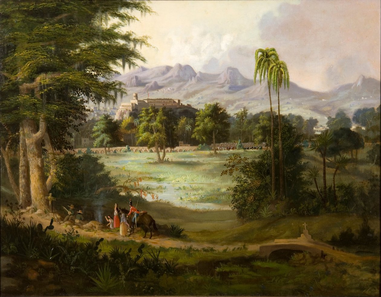 Hrad Chapultepec od Robert Scott Duncanson