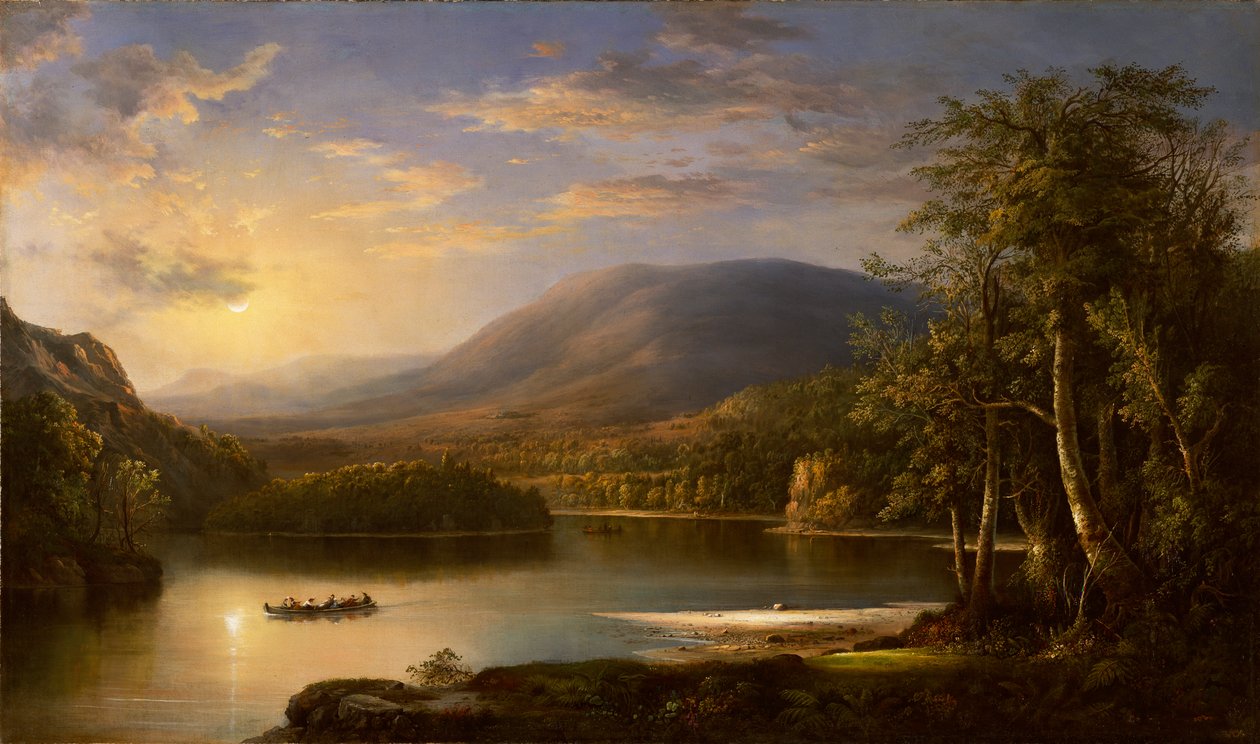 Ellens Isle, Loch Katrine, 1871 od Robert Scott Duncanson