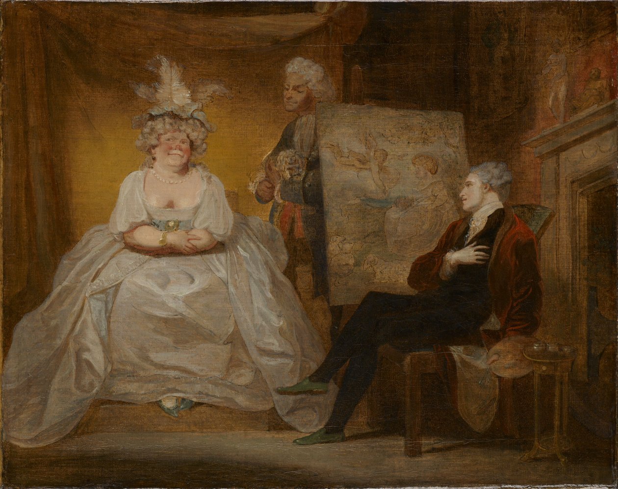 Scéna ze hry Samuela Footeho, Taste od Robert Smirke