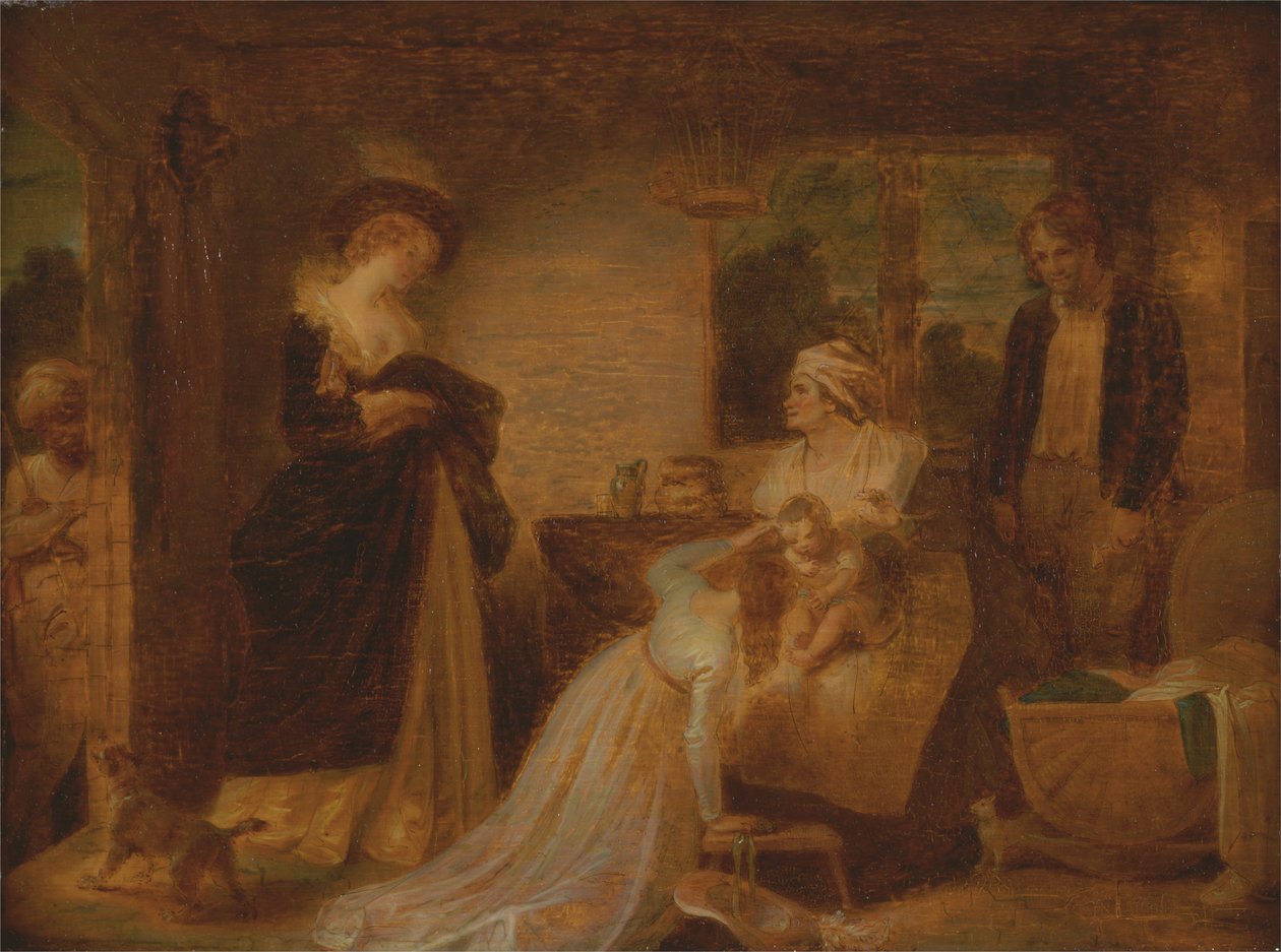 Sedm věků člověka- dítě, jak se vám líbí, II, vii od Robert Smirke