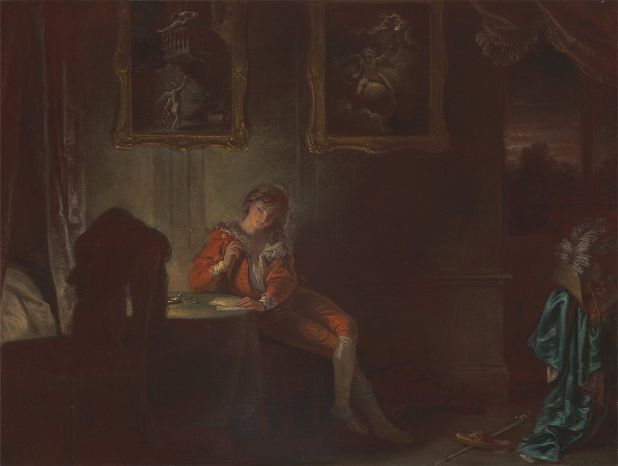Sedm věků člověka- Milenec, jak se vám líbí, II, vii od Robert Smirke