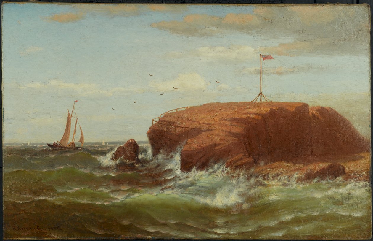 Seconnet Rock, New Bedford, Massachusetts, kolem roku 1865 od Robert Swain Gifford