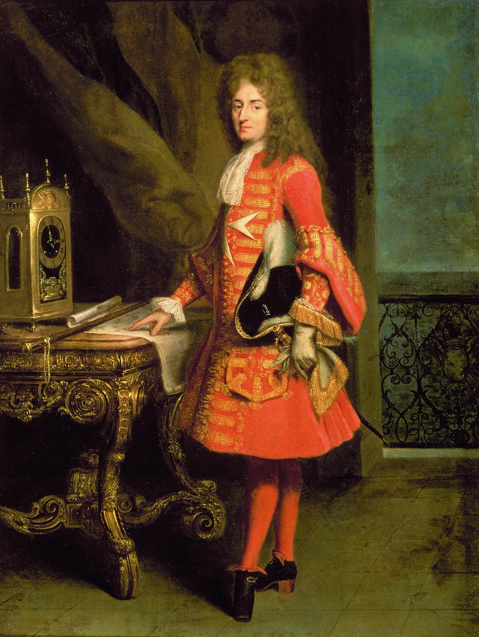Portrét kavalíra, 1700 od Robert Tournieres