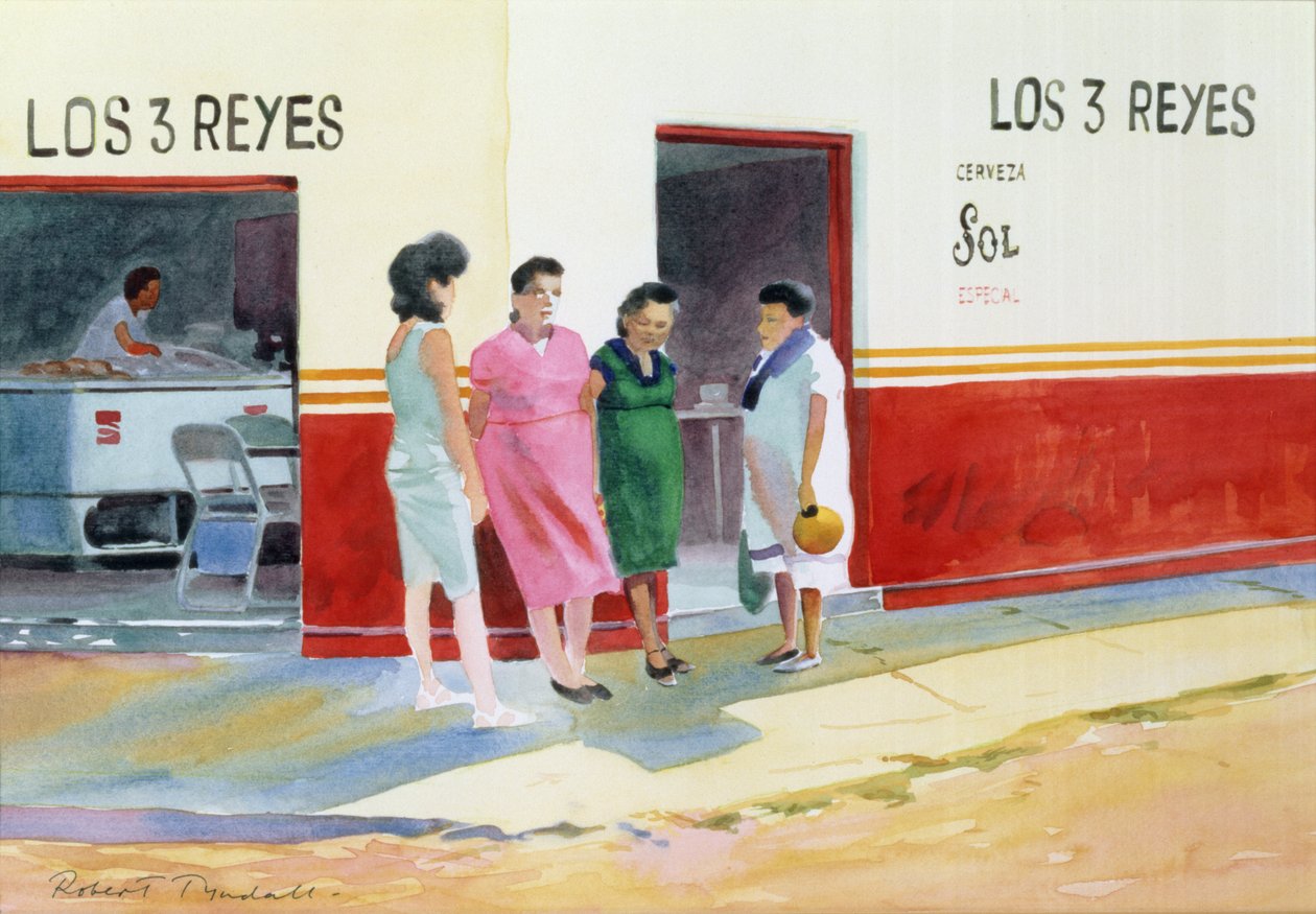Konverzace, Yucatan, Mexiko od Robert Tyndall