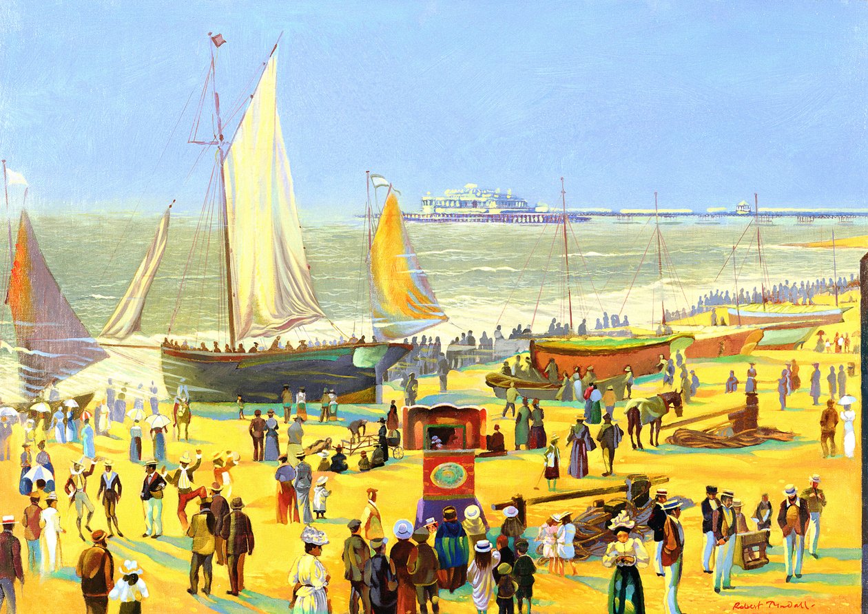 Duchové na Brighton Beach od Robert Tyndall