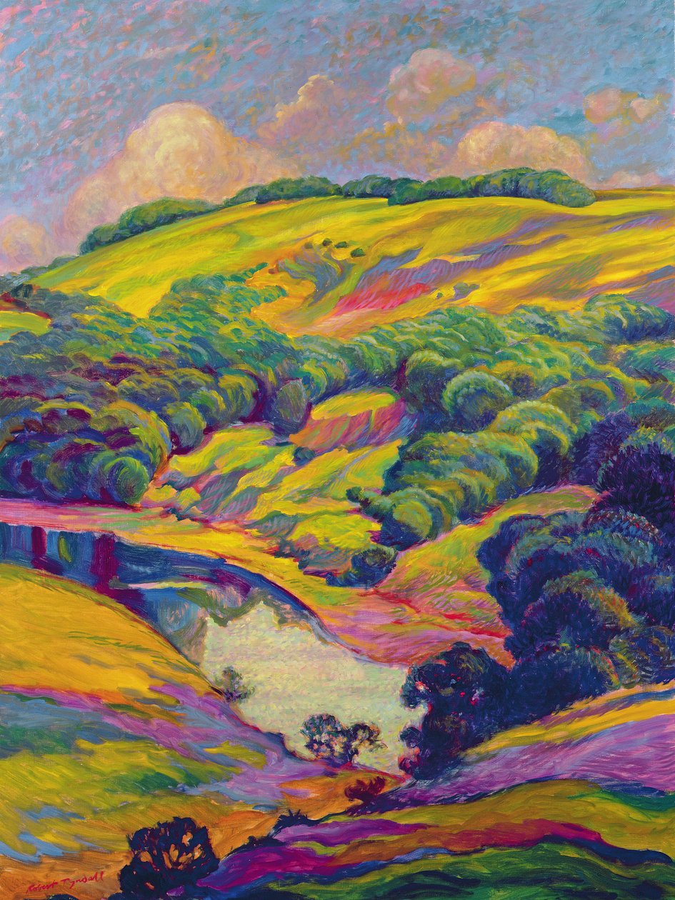 Pohled na Arun, Sussex od Robert Tyndall