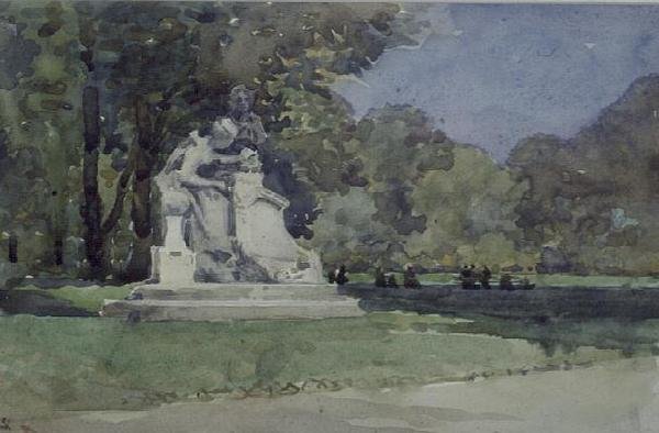 Pohled do Lucemburských zahrad v Paříži od Robert Weir Allan