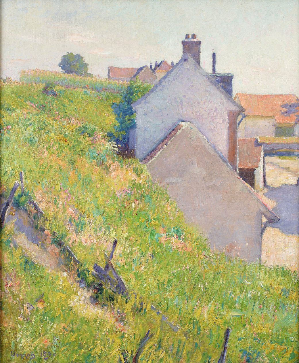Sunlit Hillside, 1890 od Robert William Vonnoh
