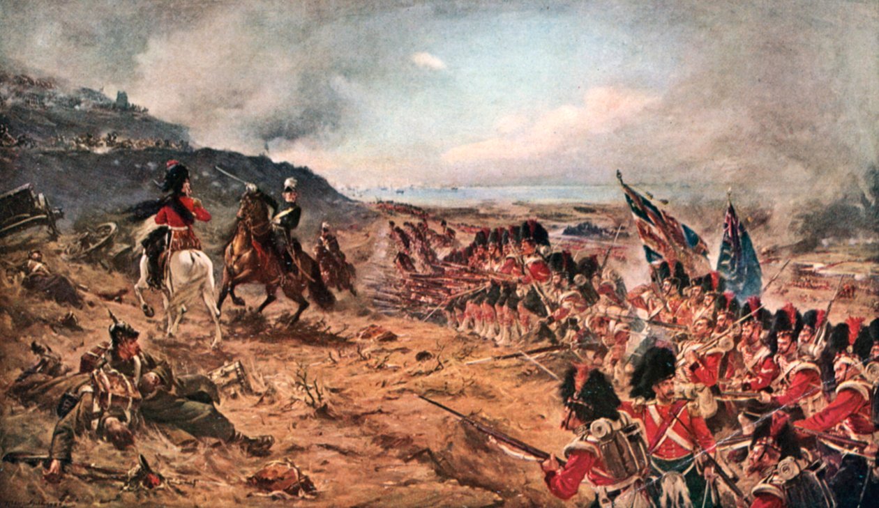Alma - "Kupředu, 42.!" (barevná litografie) od Robert (after) Gibb