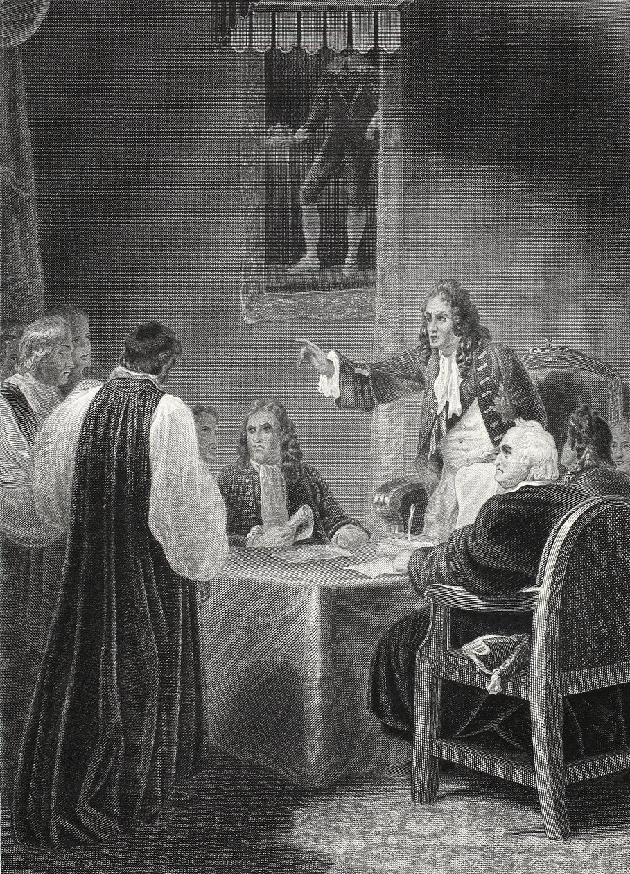 Biskupové před tajnou radou od Robert (after) Smirke