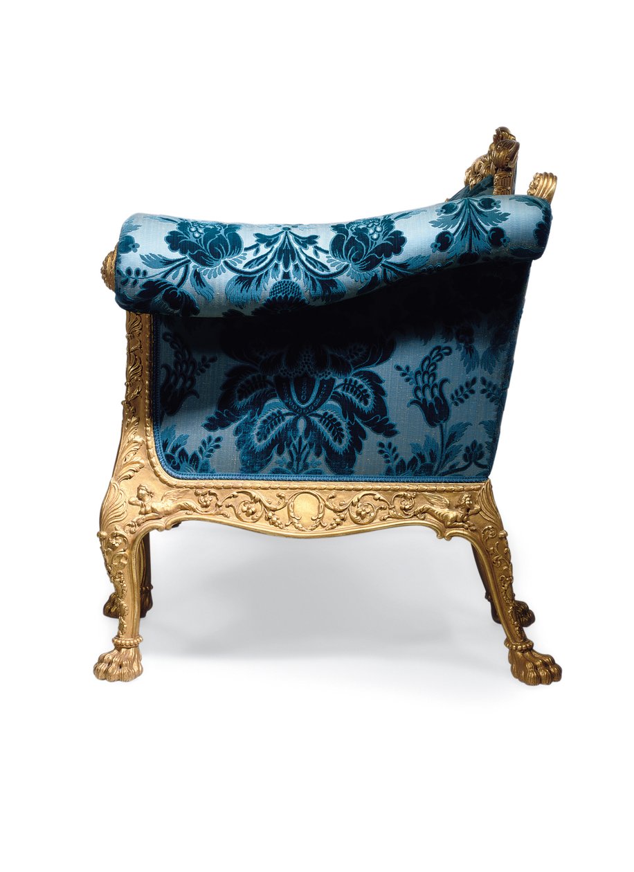 Pohovka ze zlaceného dřeva George III od Robert Adam