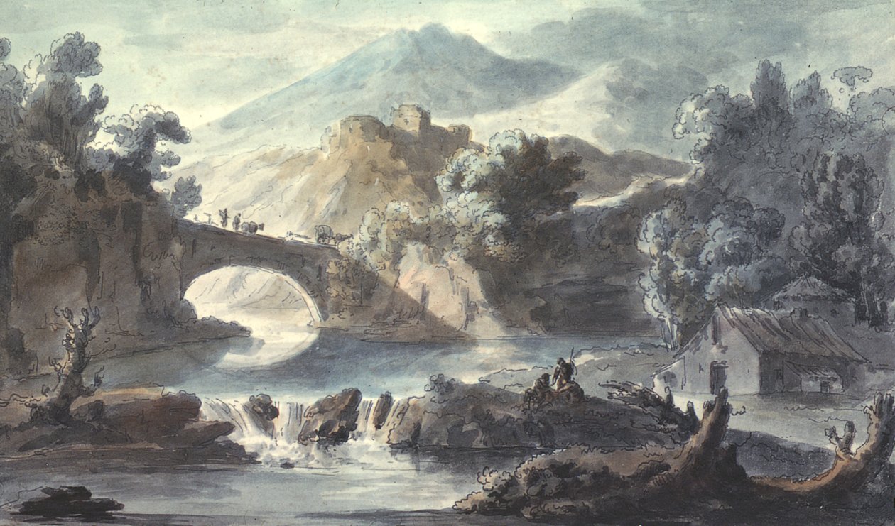 Romantická krajina od Robert Adam