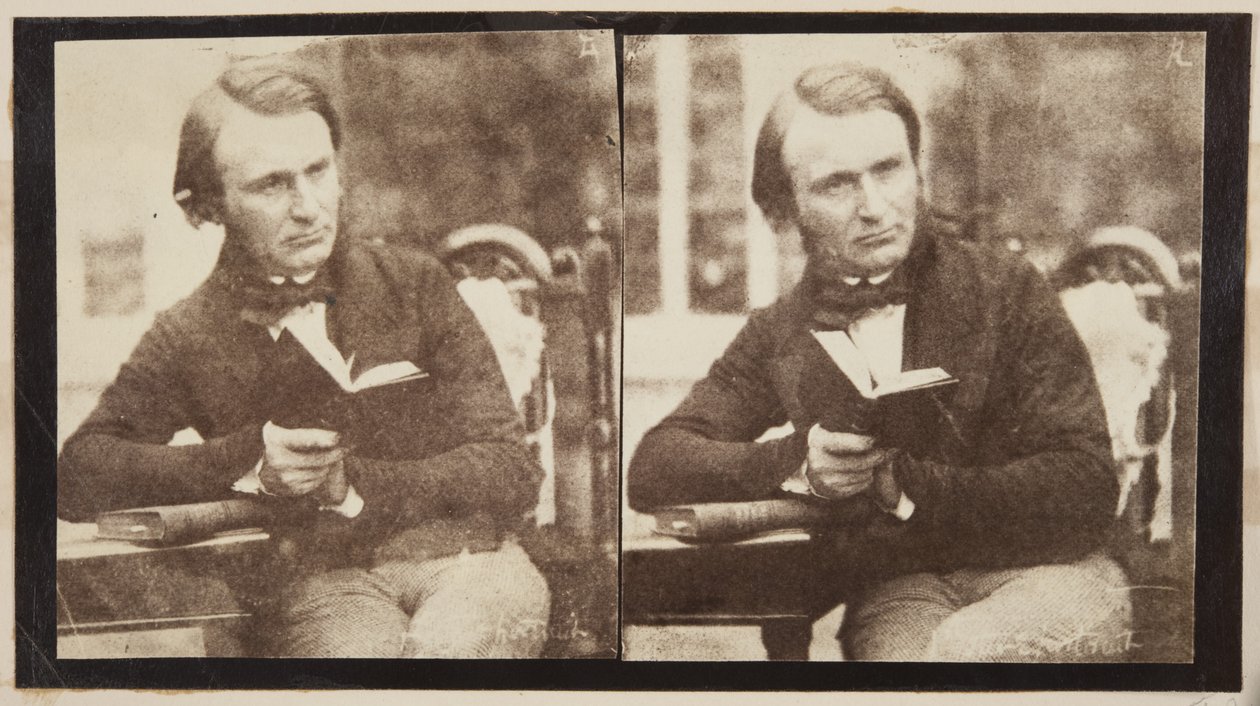 Stereografický portrét Dr. Johna Adamsona od Robert Adamson