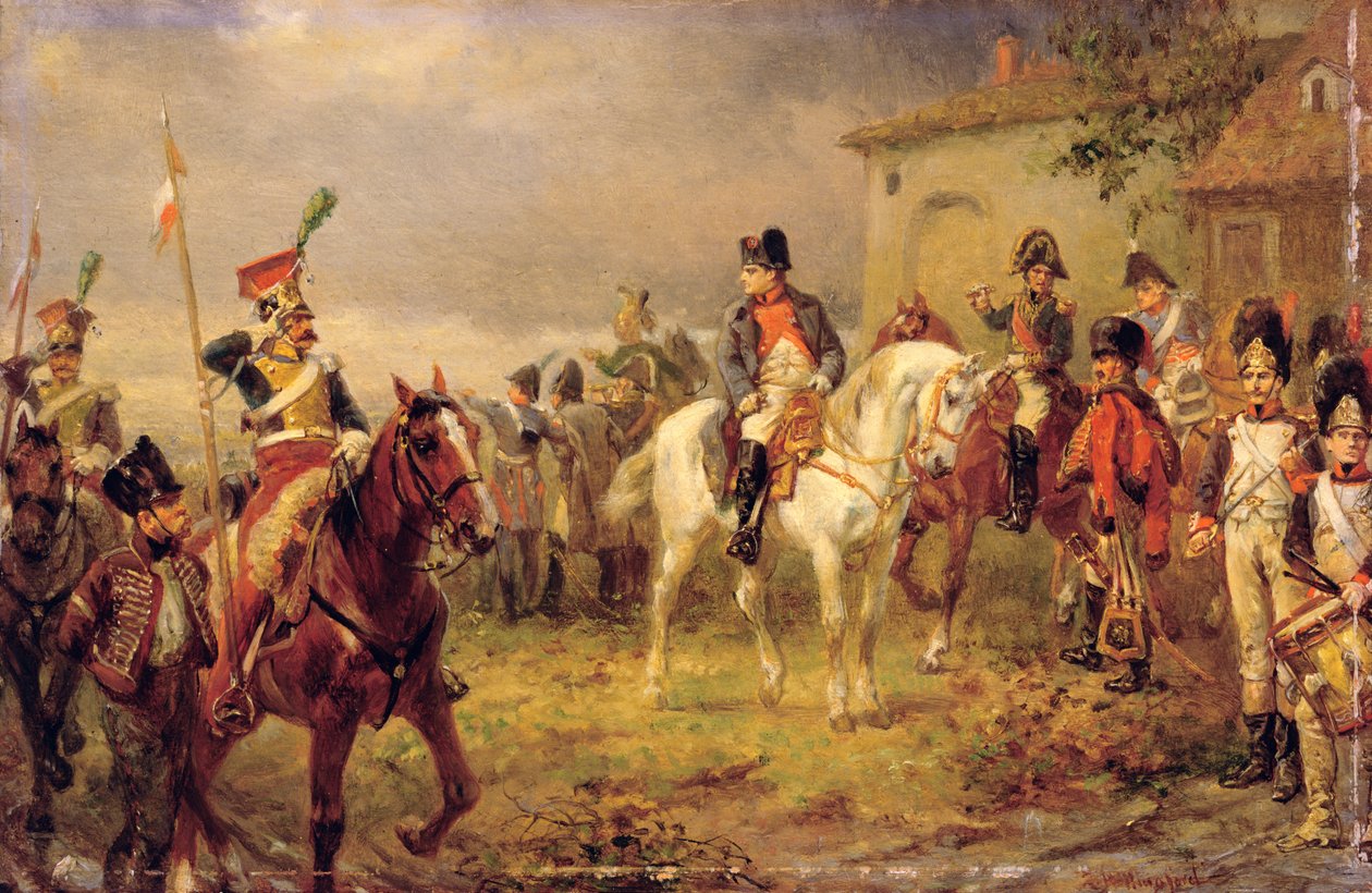 Novinky zepředu (olej na panelu) od Robert Alexander Hillingford