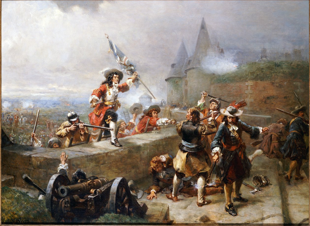 Útok na cimbuří od Robert Alexander Hillingford
