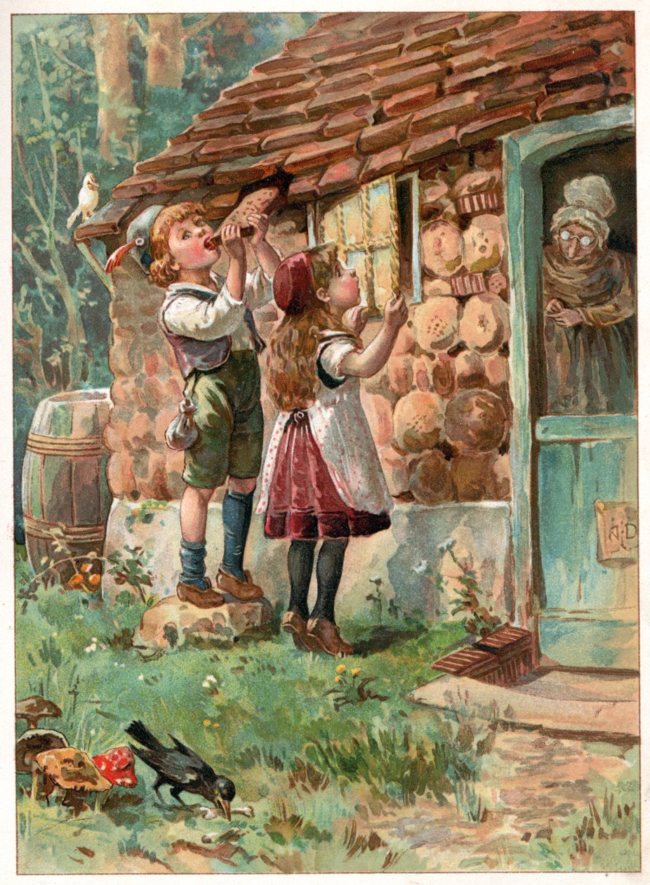 Jeníček a Mařenka, ilustrace z 