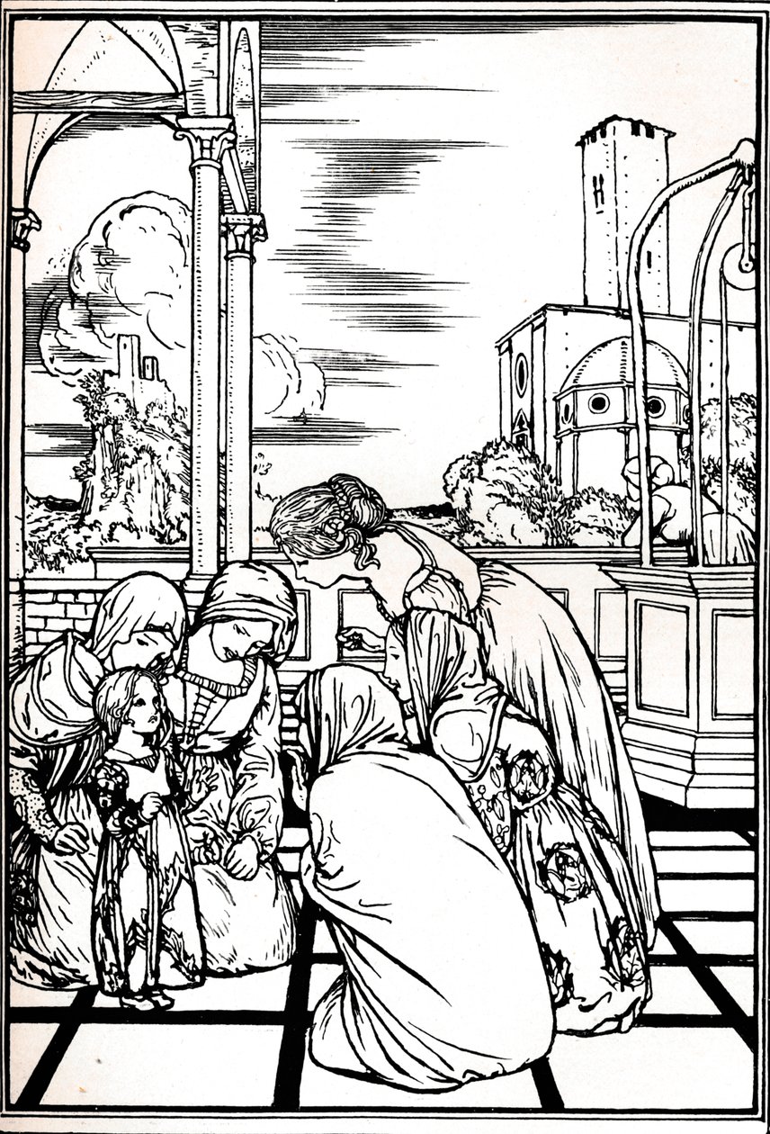 Ilustrace z Bouře, 1901 1901-1902 od Robert Anning Bell