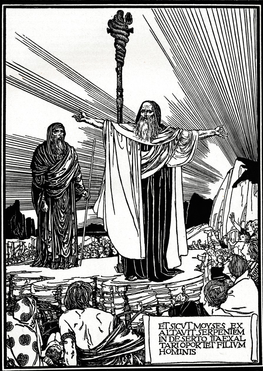 Ilustrace pro The Oltar Book, 1892, 1897 od Robert Anning Bell