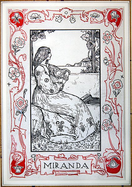 Miranda, ze Shakespearových hrdinek od Anny Murphy Jamesonové od Robert Anning Bell