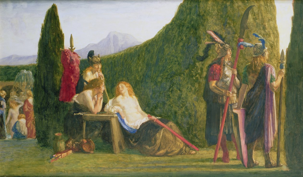 Stráž královny Hippolyty, 1908 od Robert Anning Bell