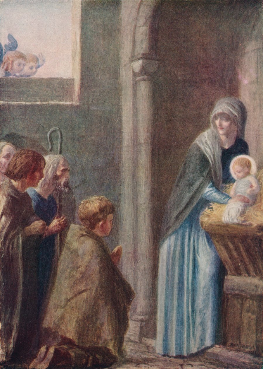 Klanění tří králů, konec 19. století, 1912 od Robert Anning Bell