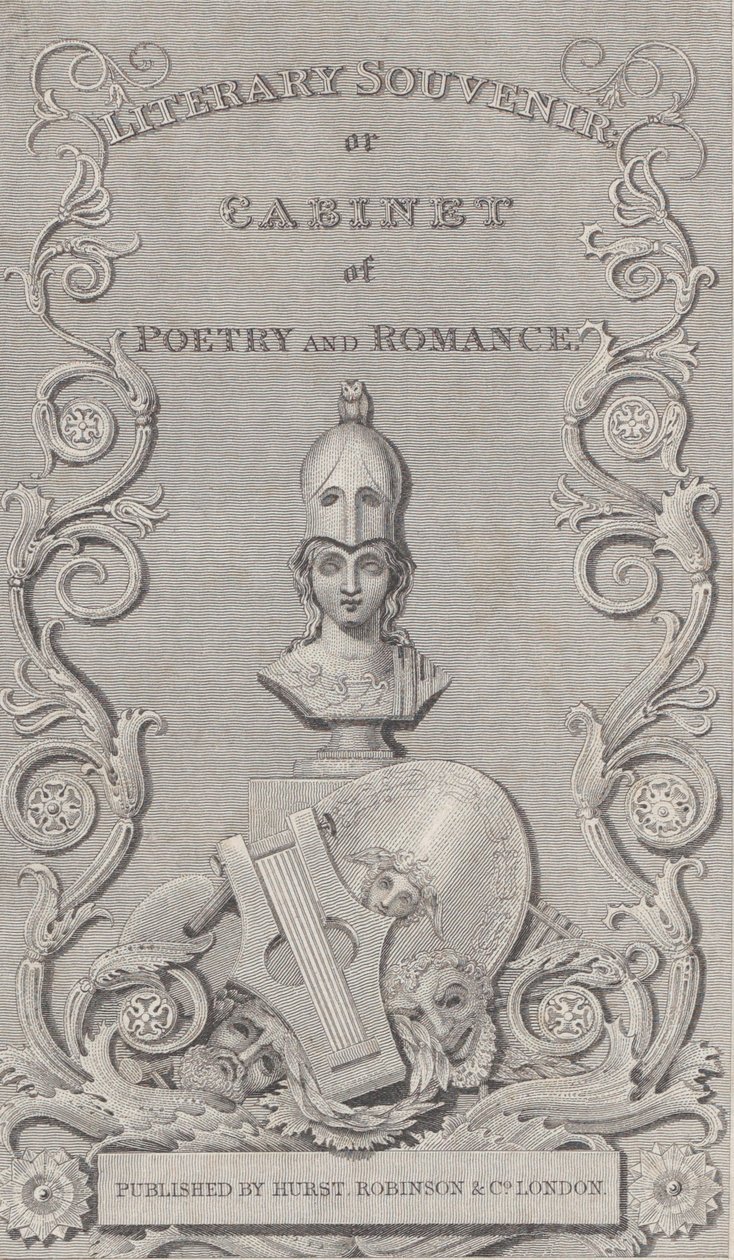 Vizitka za literární suvenýr, 19. století. od Robert Baker