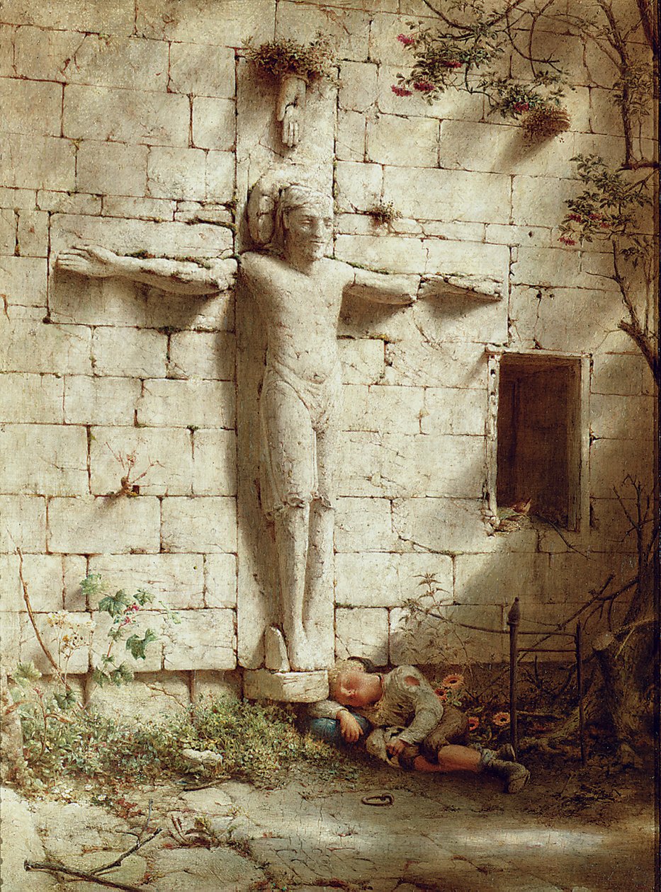 V Romsey Abbey, 1899 od Robert Bateman