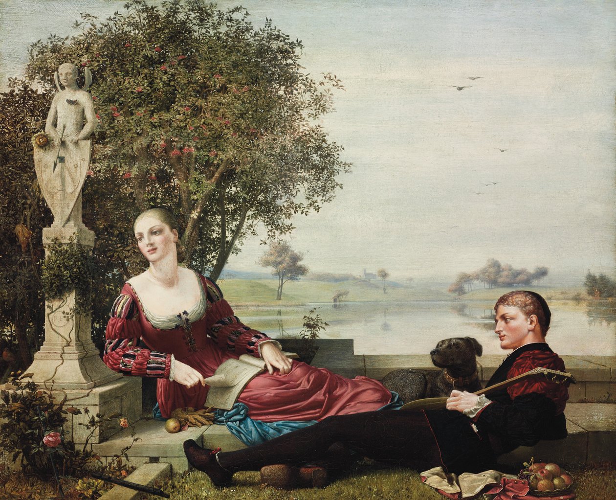 Heloise a Abelard od Robert Bateman
