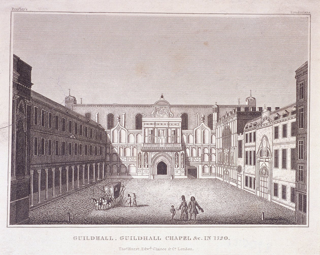 Guildhall, Londýn, 1788 od Robert Blemmell Schnebbelie