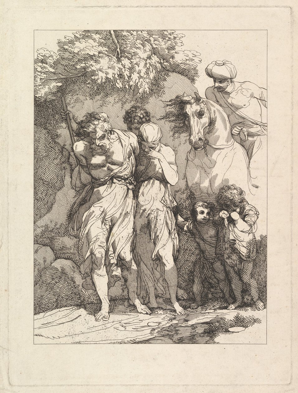 Rodina v zajetí, ca. 1783. od Robert Blyth