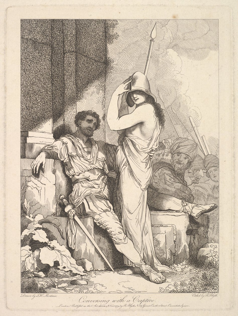 Conversing with a Captive, 15. listopadu 1779. od Robert Blyth
