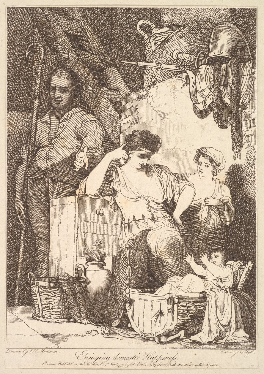 Požívání domácího štěstí, 15. listopadu 1779. od Robert Blyth