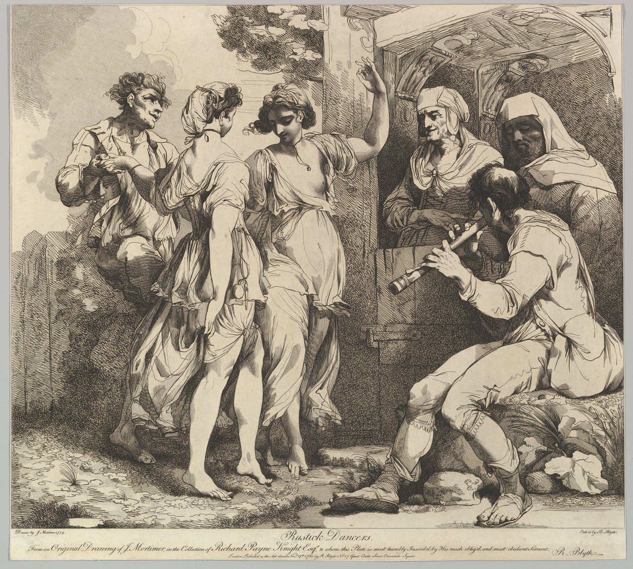 Rustick Dancers, 9. listopadu 1780. od Robert Blyth