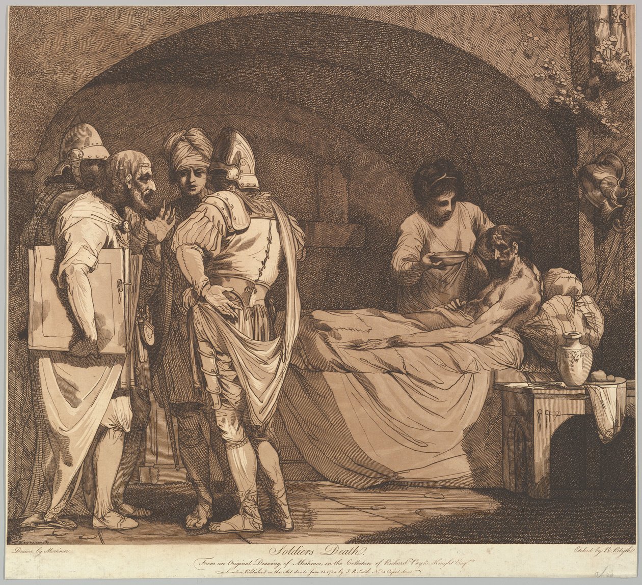 Vojáci Smrt ze života a smrti vojáka, 1. května 1781. od Robert Blyth