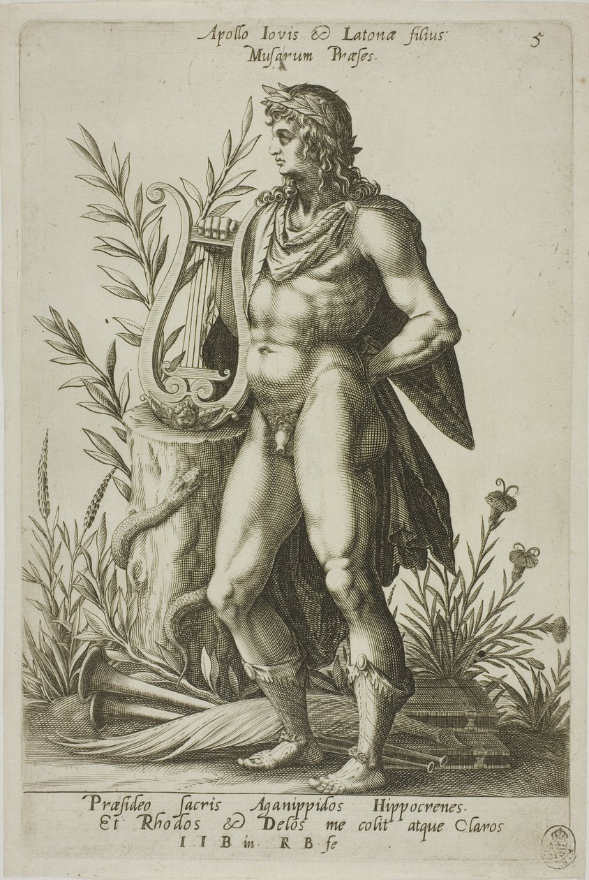 Apollo, deska 5 z Parnassus Biceps od Robert Boissard