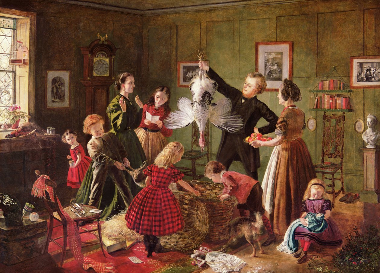 Vánoční koš od Robert Braithwaite Martineau