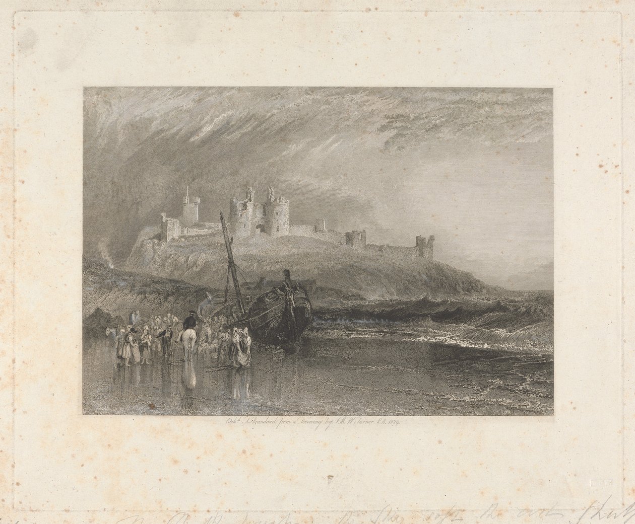 Hrad Dunstanburgh, Northumberland od Robert Brandard