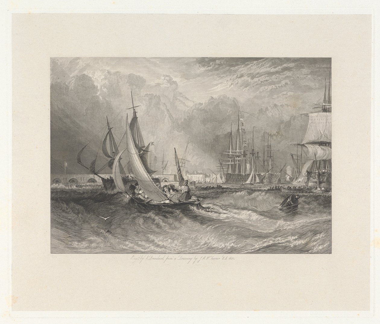 Gasport, vjezd do přístavu Portsmouth od Robert Brandard