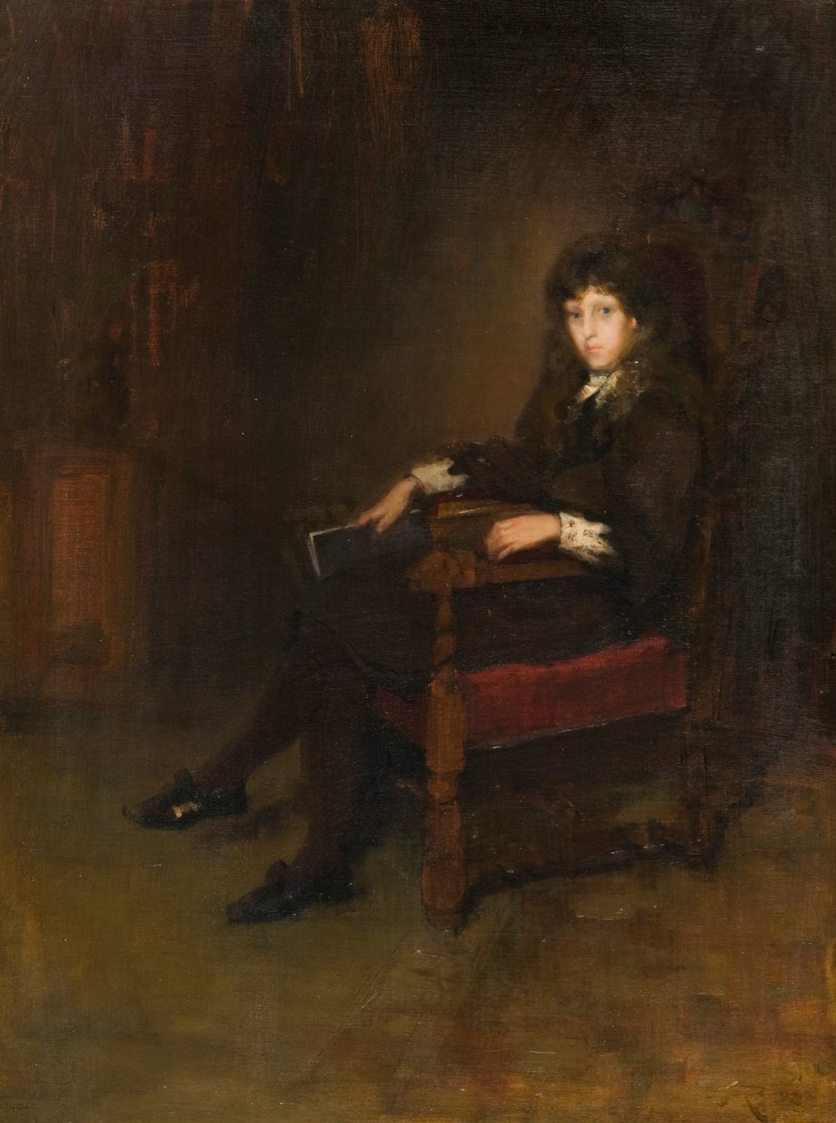Portrét Mary Dallas-Ross od Robert Brough