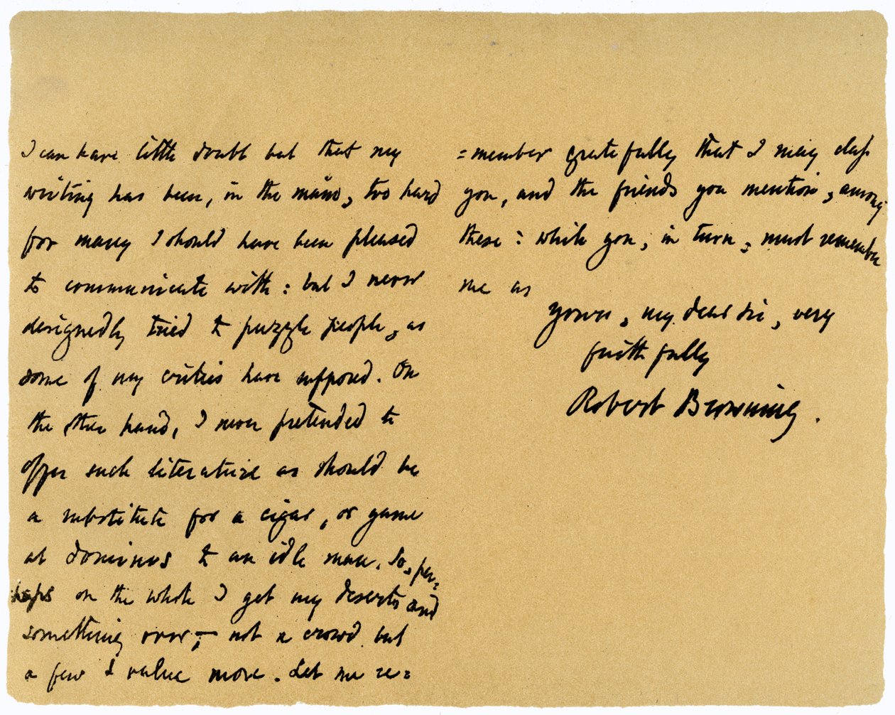 Dopis Roberta Browninga Williamu G. Kingslandovi, 27. listopadu 1868 od Robert Browning