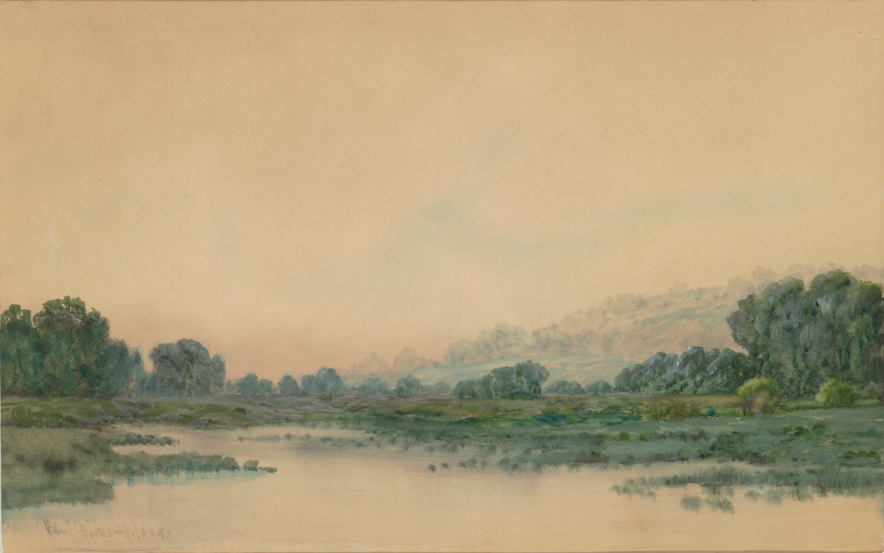 Kouř z města, konec 19.-začátek 20. století. od Robert Burns Wilson