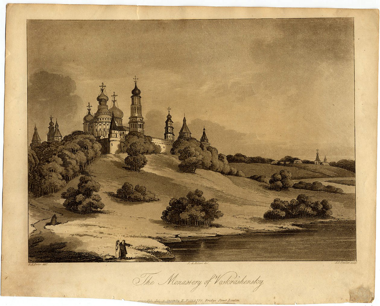 Nový Jeruzalémský klášter, 1809 od Robert Carr Porter