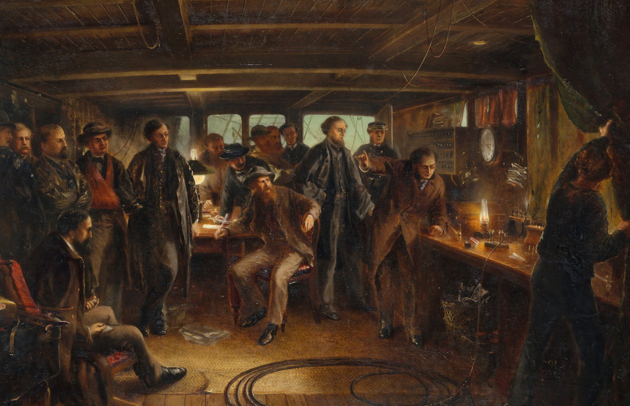 Čekání na odpověď, ca. 1866. od Robert Charles Dudley
