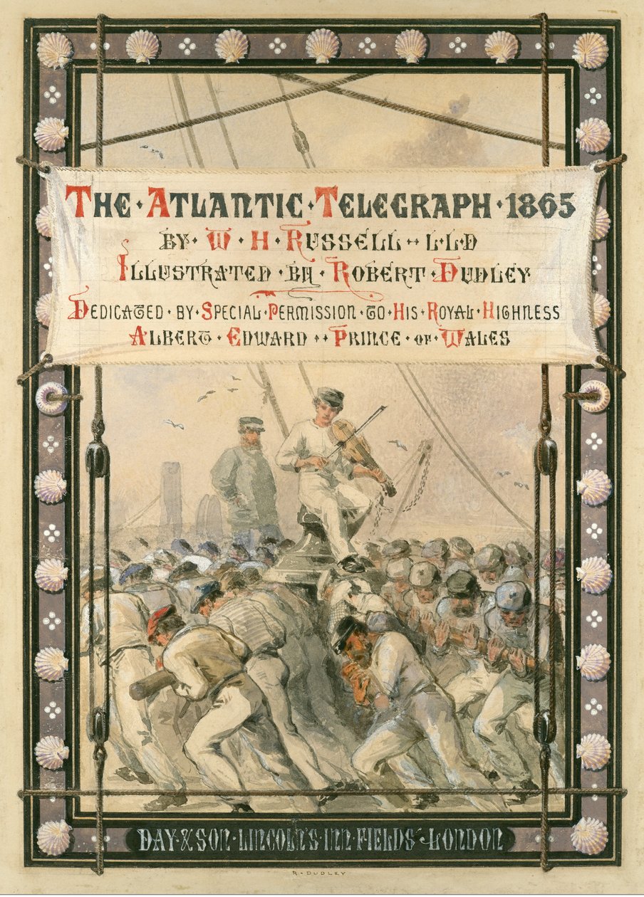 The Atlantic Telegraph, [1866]. od Robert Charles Dudley