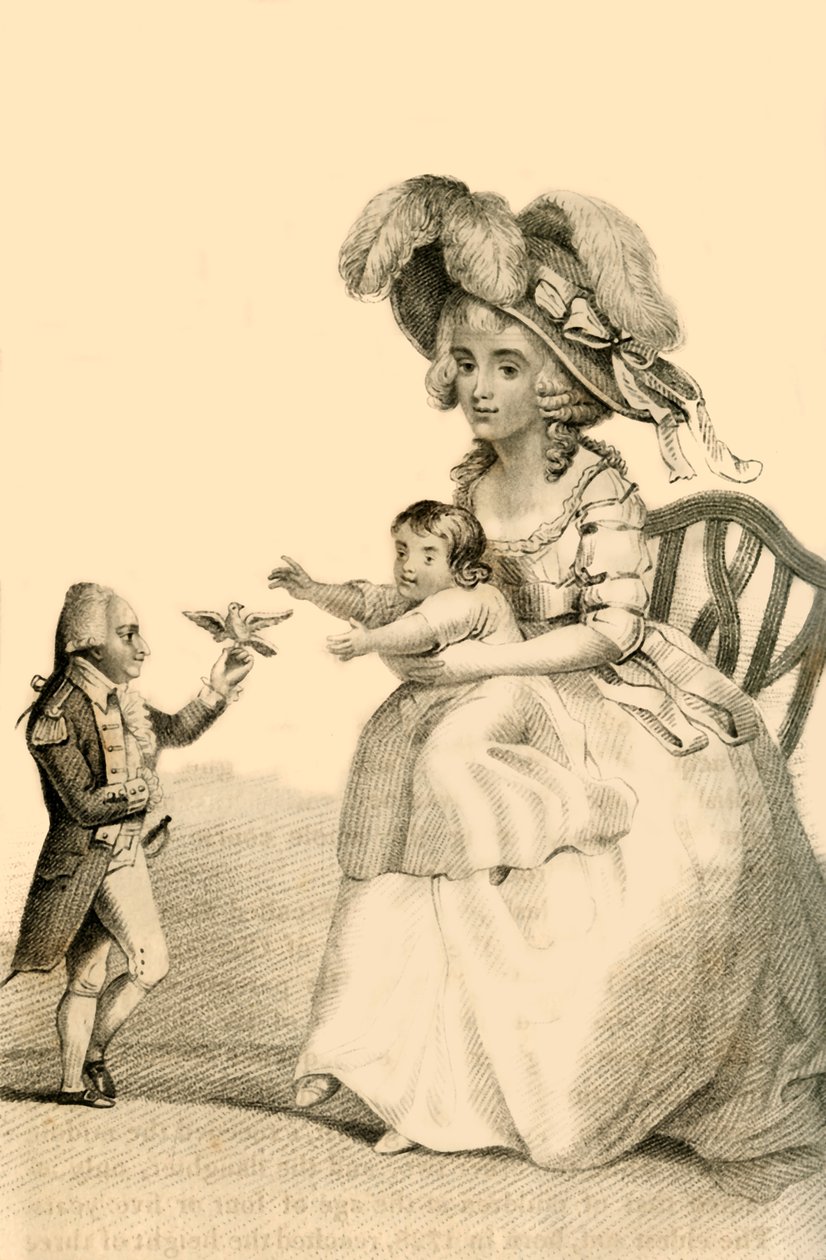 Hrabě Joseph Boruwlaski, slavný polský trpaslík, 1822. od Robert Cooper