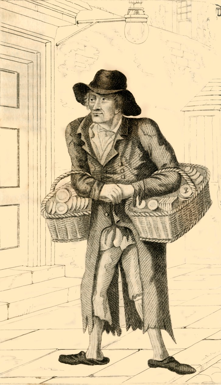 Pěkná novinka, dobře známá postava z Readingu, 1822. od Robert Cooper